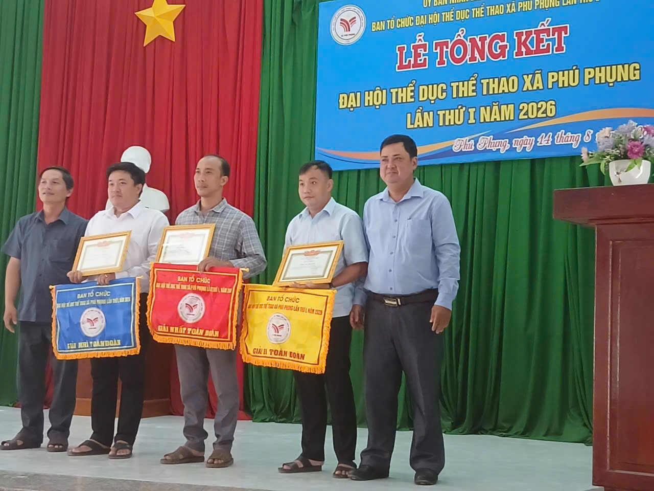 Phú Phụng bế mạc Đại hội Thể dục Thể thao lần I, năm 2026