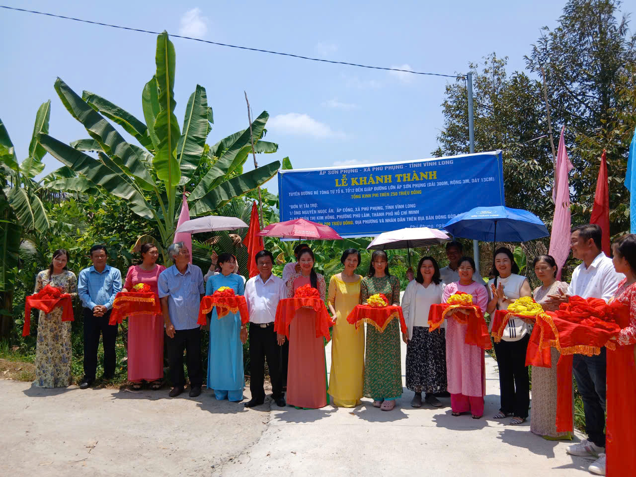 LỄ KHÁNH THÀNH TUYẾN ĐƯỜNG GIAO THÔNG NÔNG THÔN