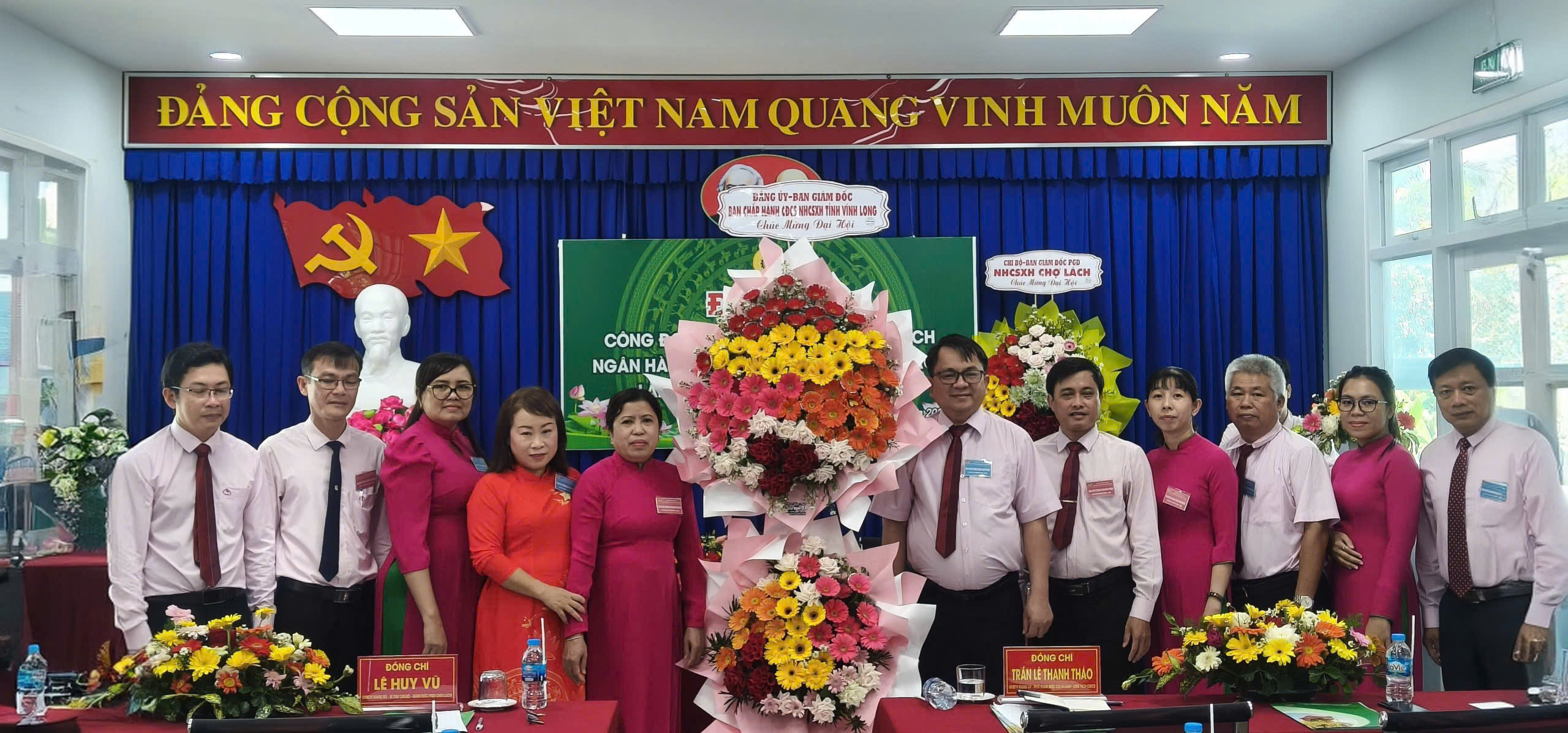 ĐẠI HỘI CÔNG ĐOÀN BỘ PHẬN PHÒNG GIAO DỊCH NGÂN HÀNG CHÍNH SÁCH XÃ HỘI CHỢ LÁCH, LẦN THỨ IV NHIỆM KỲ 2025 - 2030
